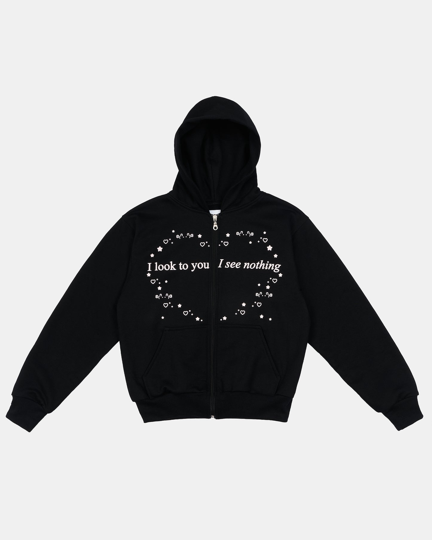 Mazzy Zip Hoodie Black