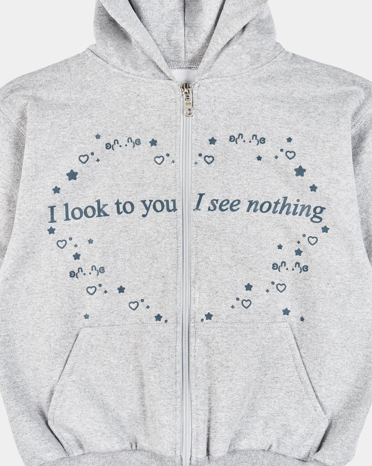 Mazzy Zip Hoodie Grey